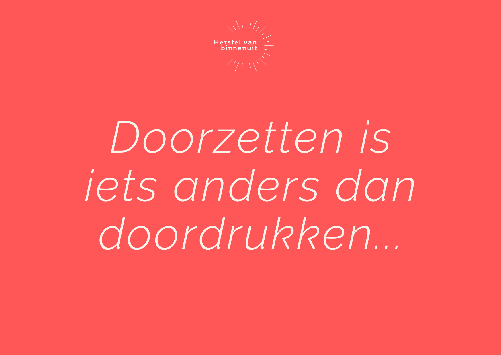 Herstel van Binnenuit Marjolein Boersma blog